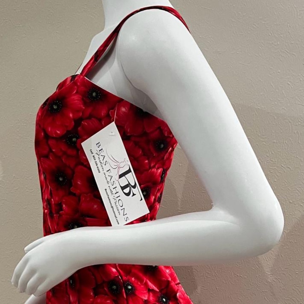 Rose sleeveless dress